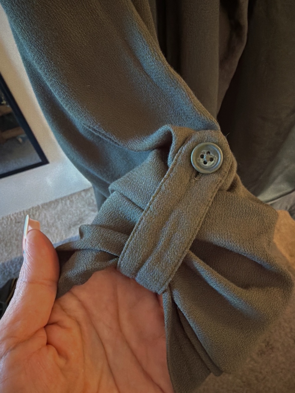 Torrid Olive Utility Drawstring Jacket - Picture 6 of 9